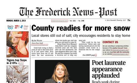 the frederick news post online