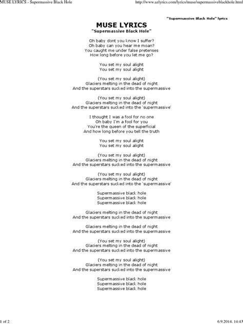 About The Gallery Muse Lyrics References