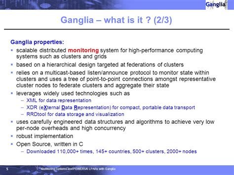 The Ganglia Distributed Monitoring System Design Implementation And Experience