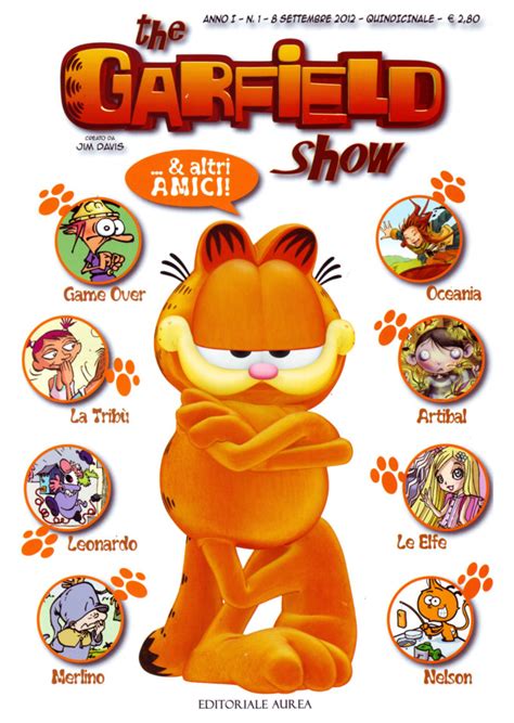 the garfield show characters names