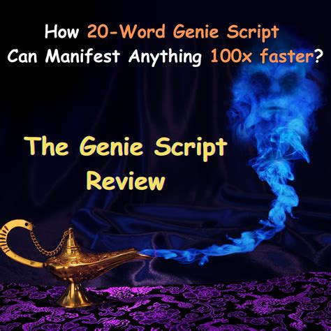 the genie script sign in