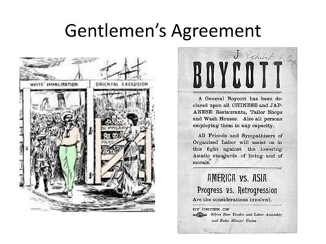 the gentlemen's agreement imperialism