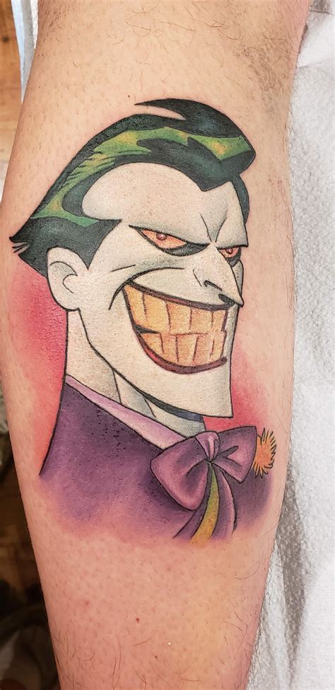 the girl with the joker tattoo