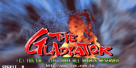 the gladiator road of the sword mame rom