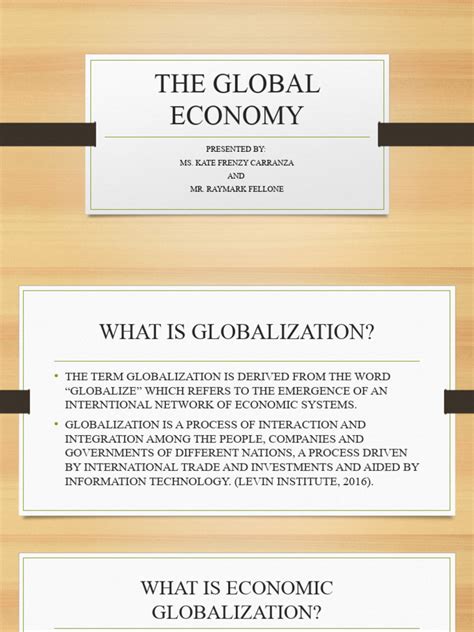 the global economy pdf