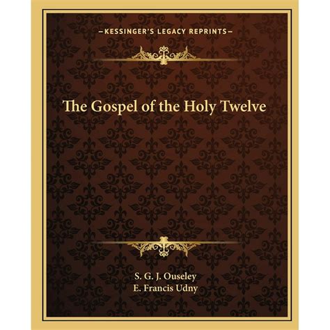 the gospel of the holy twelve original pdf