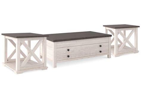 The Gray Barn Coffee Table With Set Of 2 End Tables