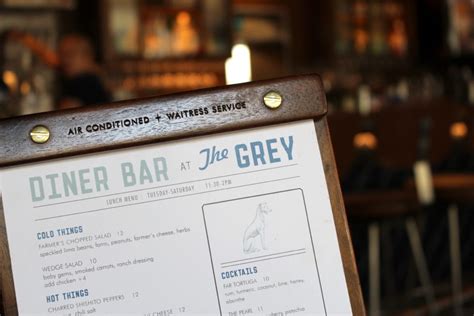 the grey savannah ga menu