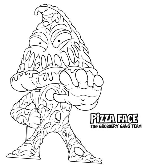 Free Printable Grossery Gang Coloring Pages Jesyscioblin