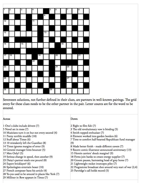the guardian quick crossword today's date