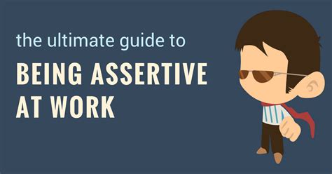 the guide to being assertive