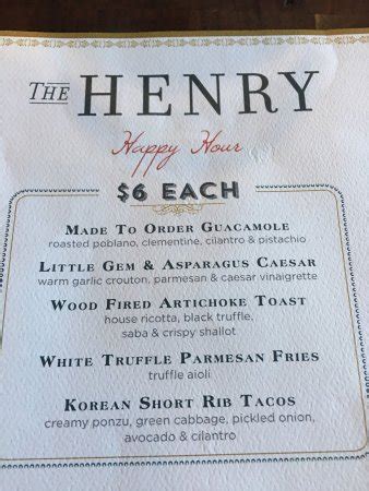 Unlock the Flavor Sensations of Henry Phoenix's Menu: A Culinary Adventure Awaits