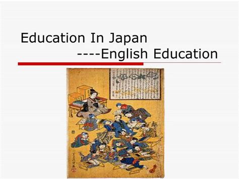 the history of english education in japan