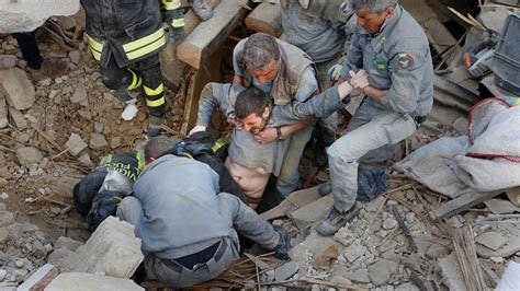 the injured in the earthquake