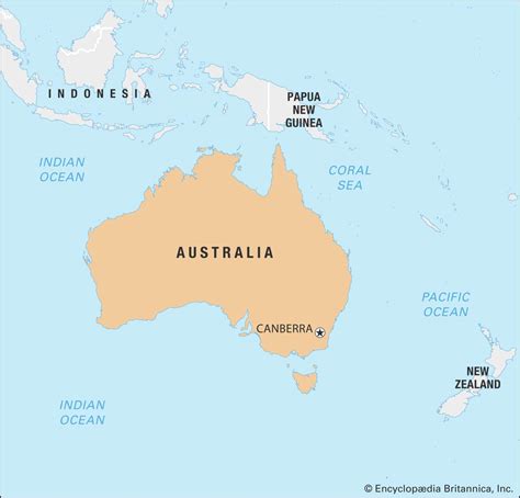 the island country located north of australia