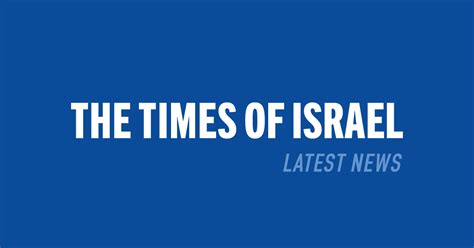 the israel times news