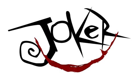 the joker name logo