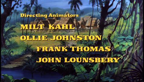 the jungle book 1967 opening credits