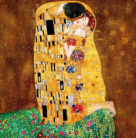 the kiss painting gustav klimt