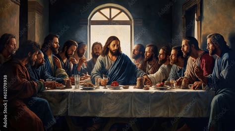 the last supper ai photos