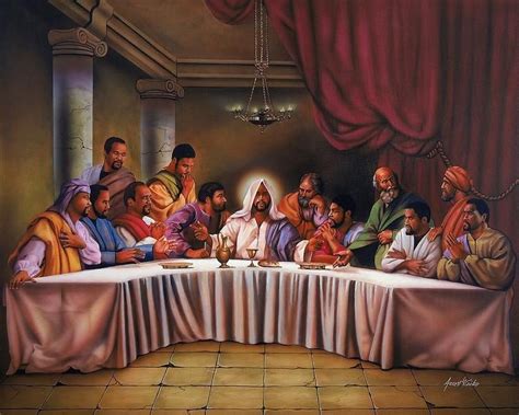 the last supper black version