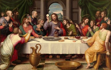 the last supper painting holy grail