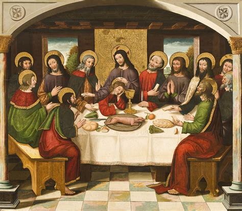 the last supper painting image