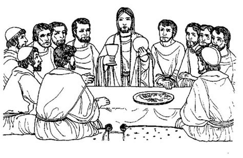the last supper printable