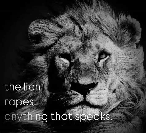 The Lion Anything That Speaks