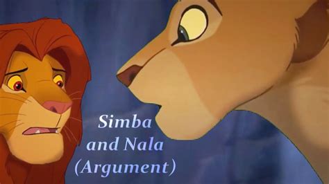 the lion king 1994 simba and nala argument