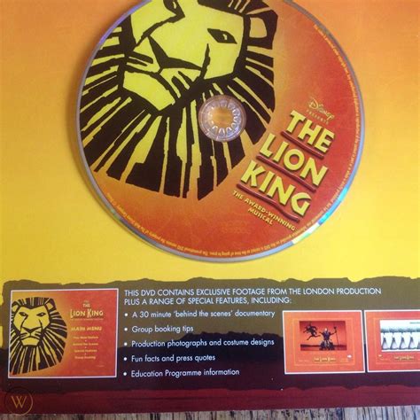 the lion king broadway musical full show dvd