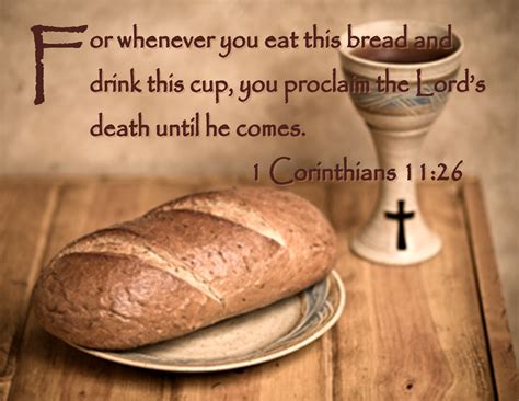 the lord's supper bible verse