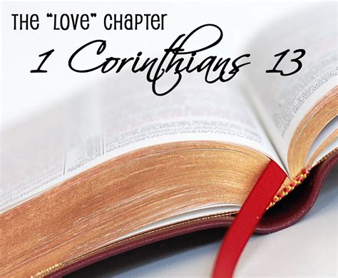 the love chapter 1 corinthians 13 kjv