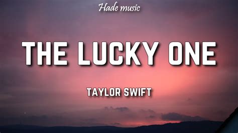 the lucky one lyrics taylor swift songfacts
