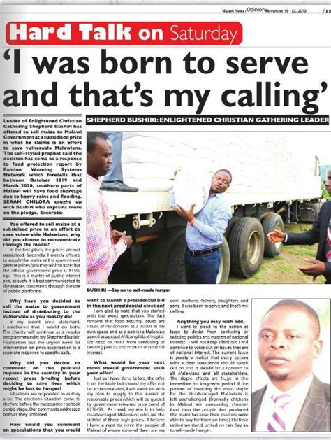 the malawi nation newspaper