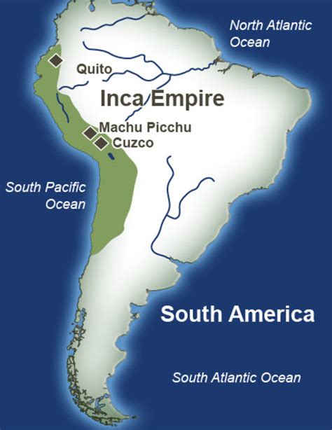 the map of inca