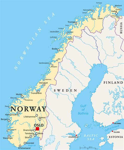 the map of norway