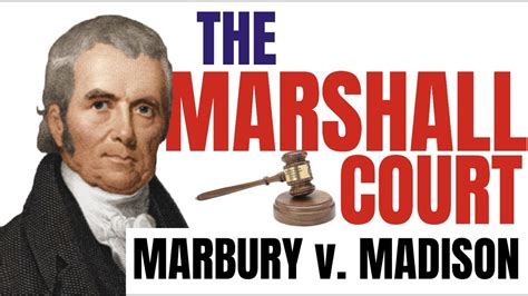 the marshall court apush