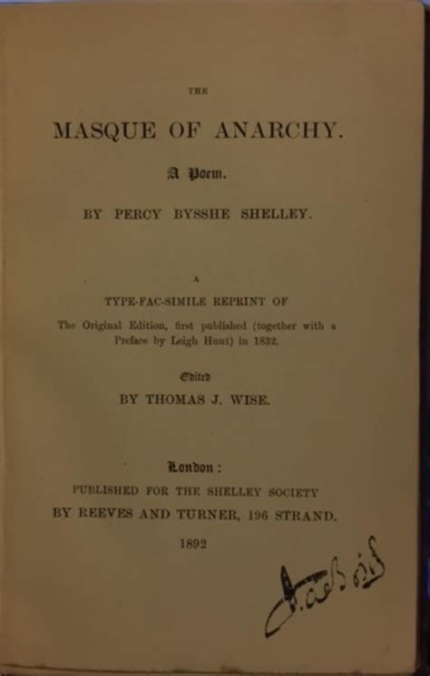 The Masque of Anarchy Explained