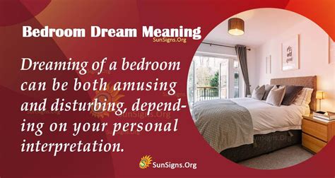 The Meaning Of Bedroom In Dream