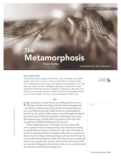 The Metamorphosis PDF Download