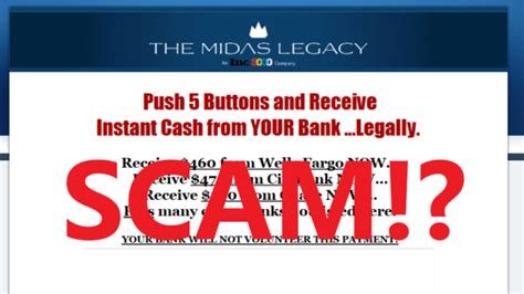 the midas legacy scam update
