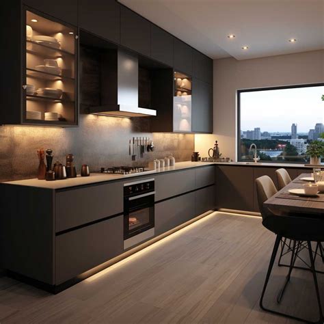 Mountain View Ultra ModernKitchen BWB Builders Inc.