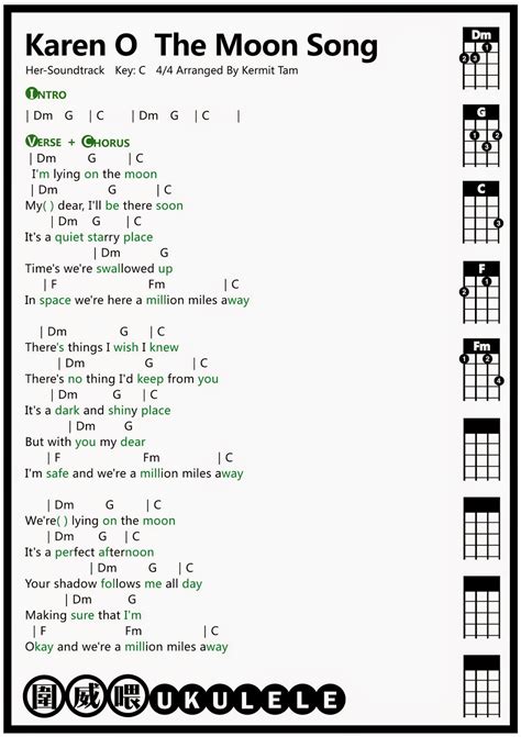 the moon song chords