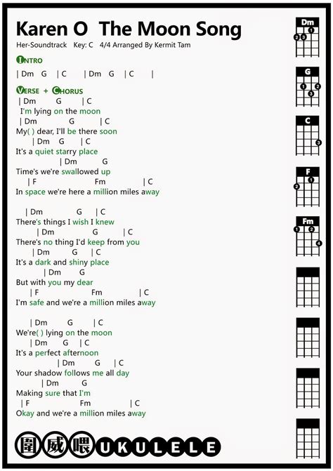 the moon song tabs