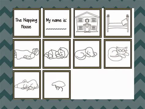 The Napping House Printable