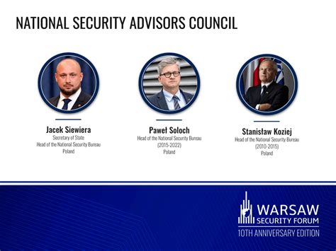 the national security council advisors