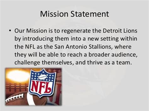 the nfl mission statement