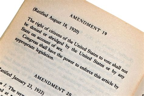 the nineteenth amendment quizlet