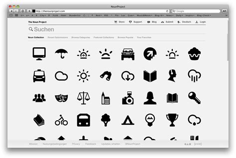 the noun project web designer